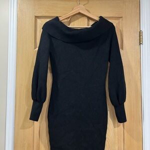 ILLA ILLA Black Ribbed Knit Top